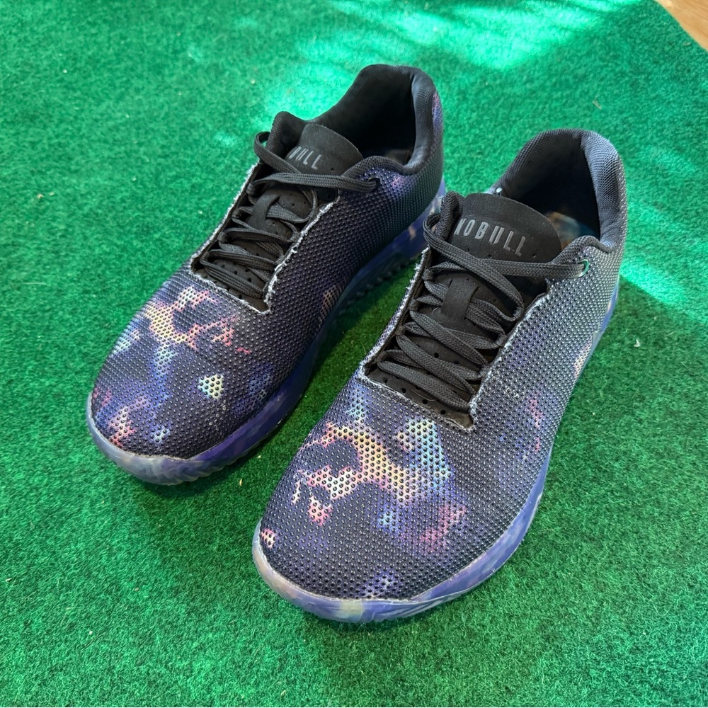 NOBULL Men's Tie-dye Midnight Galaxy Trainers